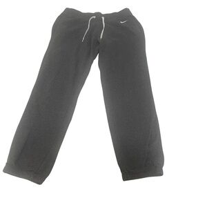 Nike Sweatpants Women Medium Grey Activewear Embroidered‎ Logo Comfortable Solid
